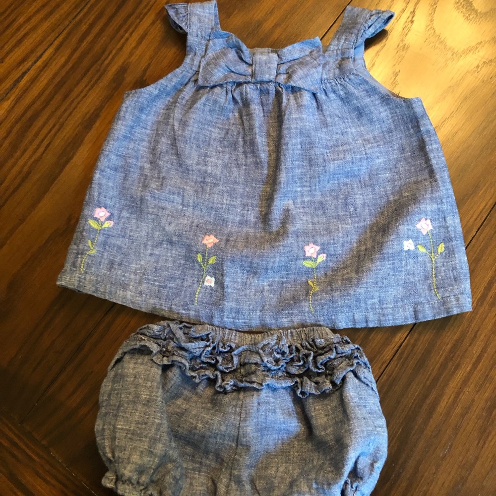 Janie and jack baby girl romper